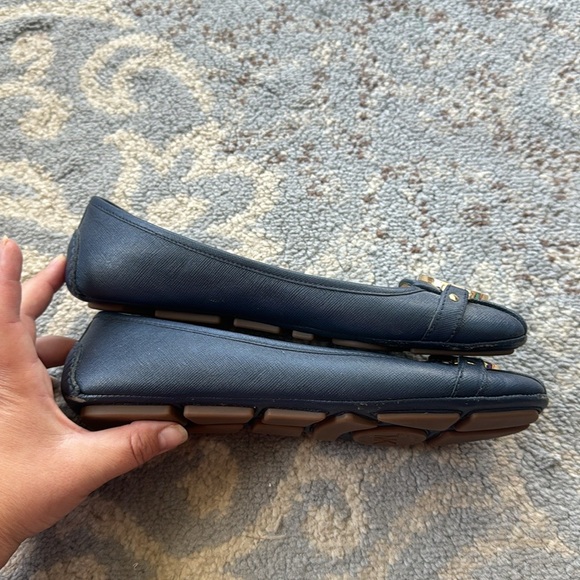 Michael Kors Signature Fulton Moc Ballet Flats Navy 7.5 - Picture 4 of 10